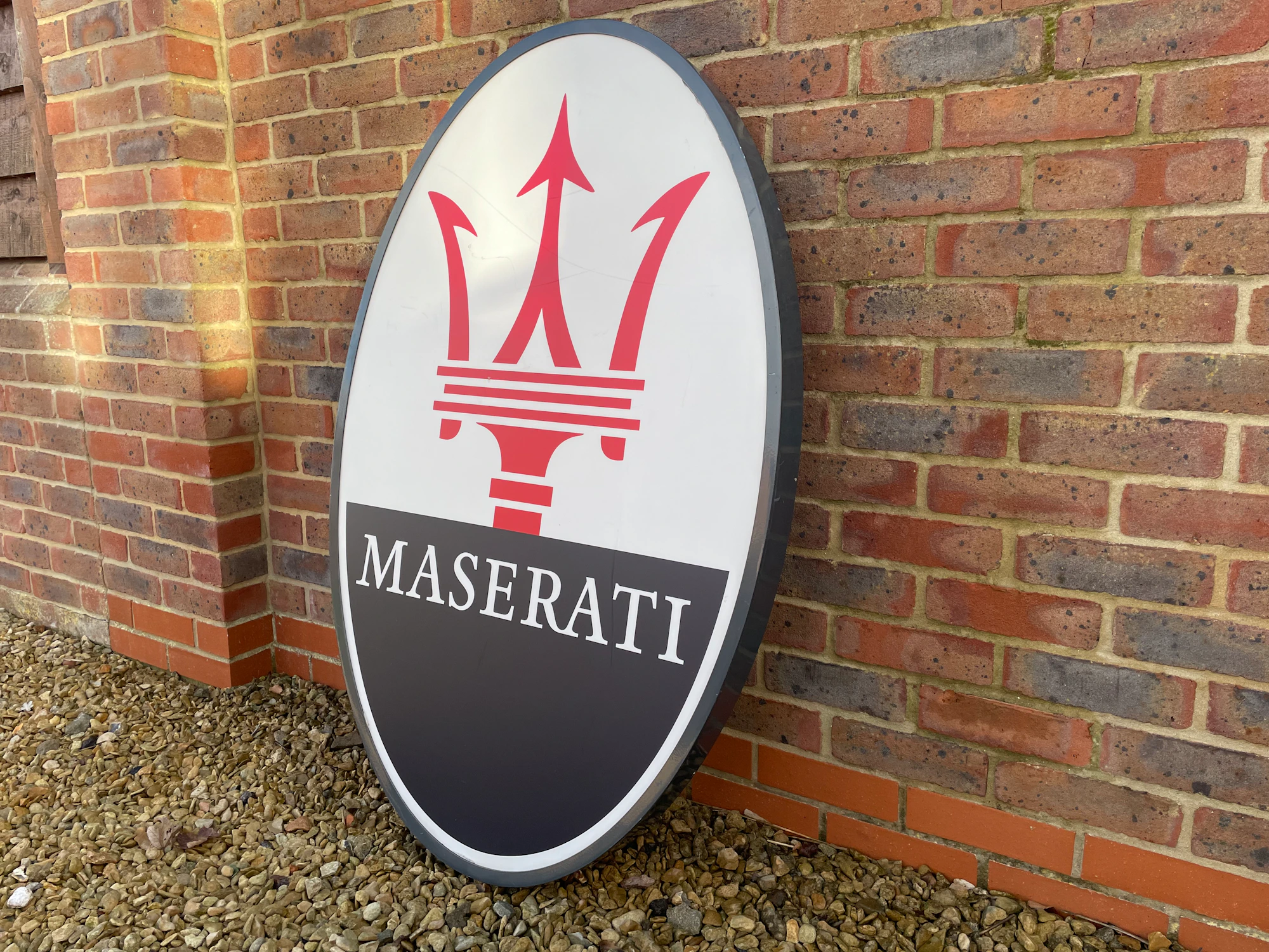Maserati Led Sign LARGE MASERATI ILLUMINATED SIGN