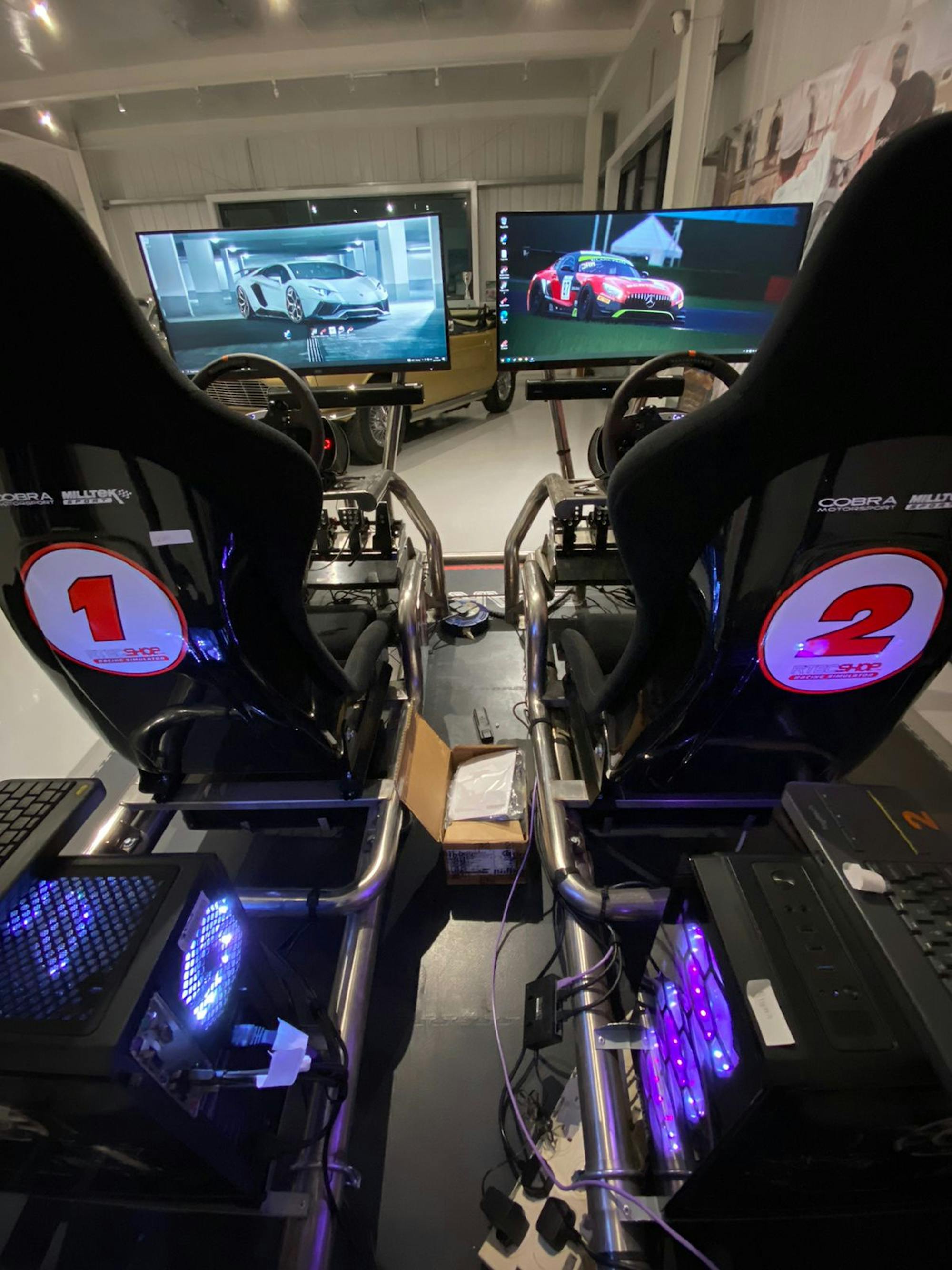 BESPOKE DUAL RACING SIMULATOR