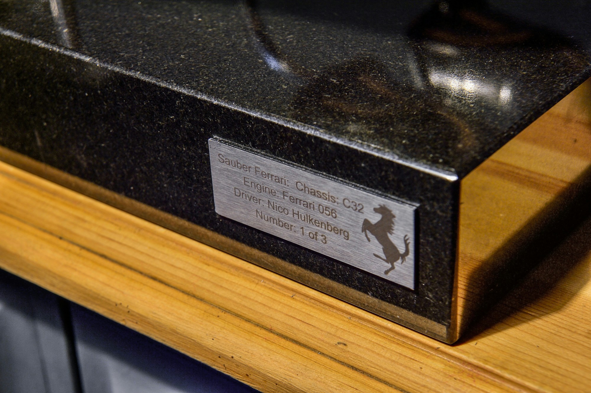 2013 SAUBER C32 F1 EXHAUST SCULPTURE