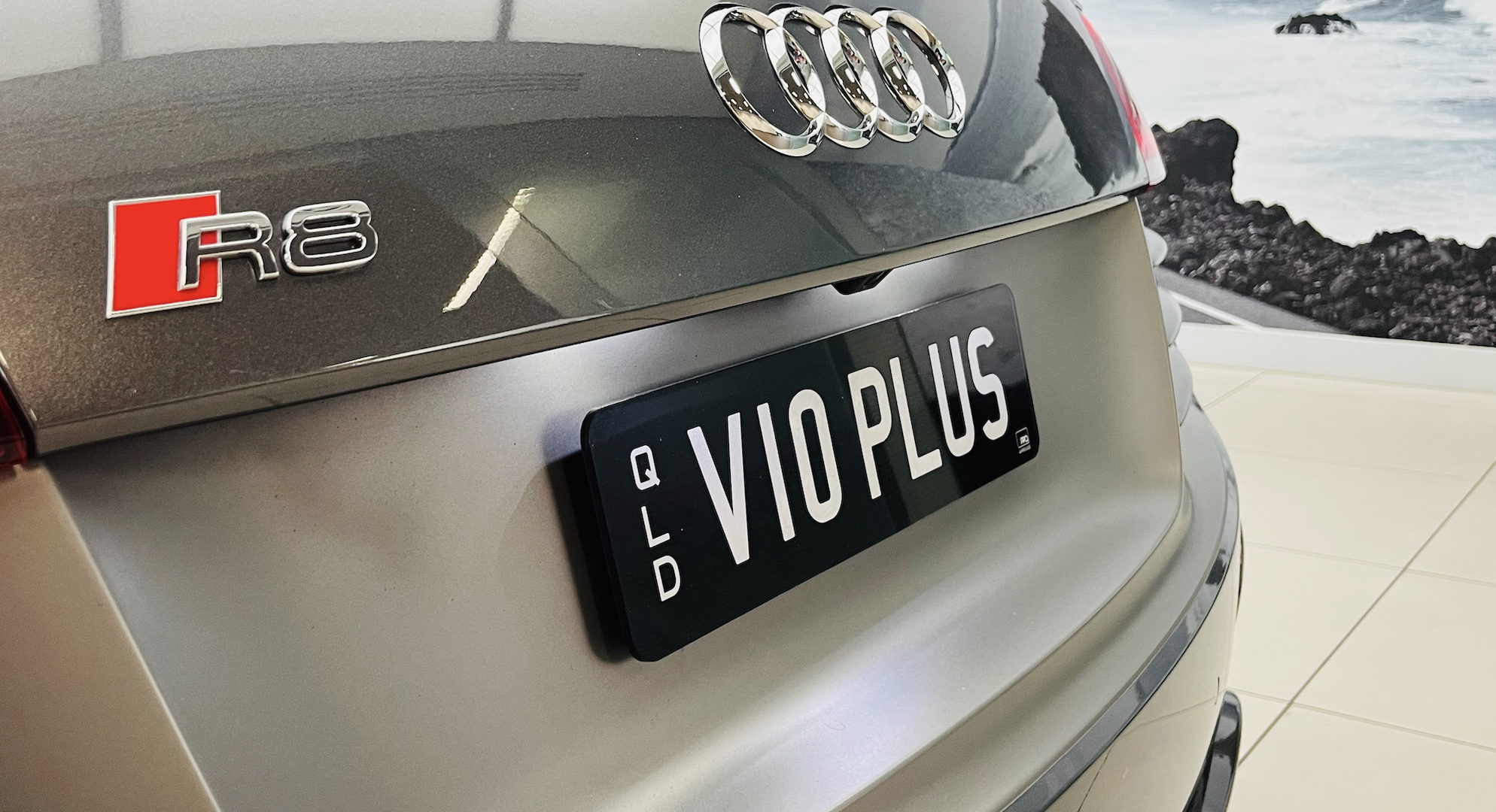 'V10 PLUS' QUEENSLAND NUMBER PLATE