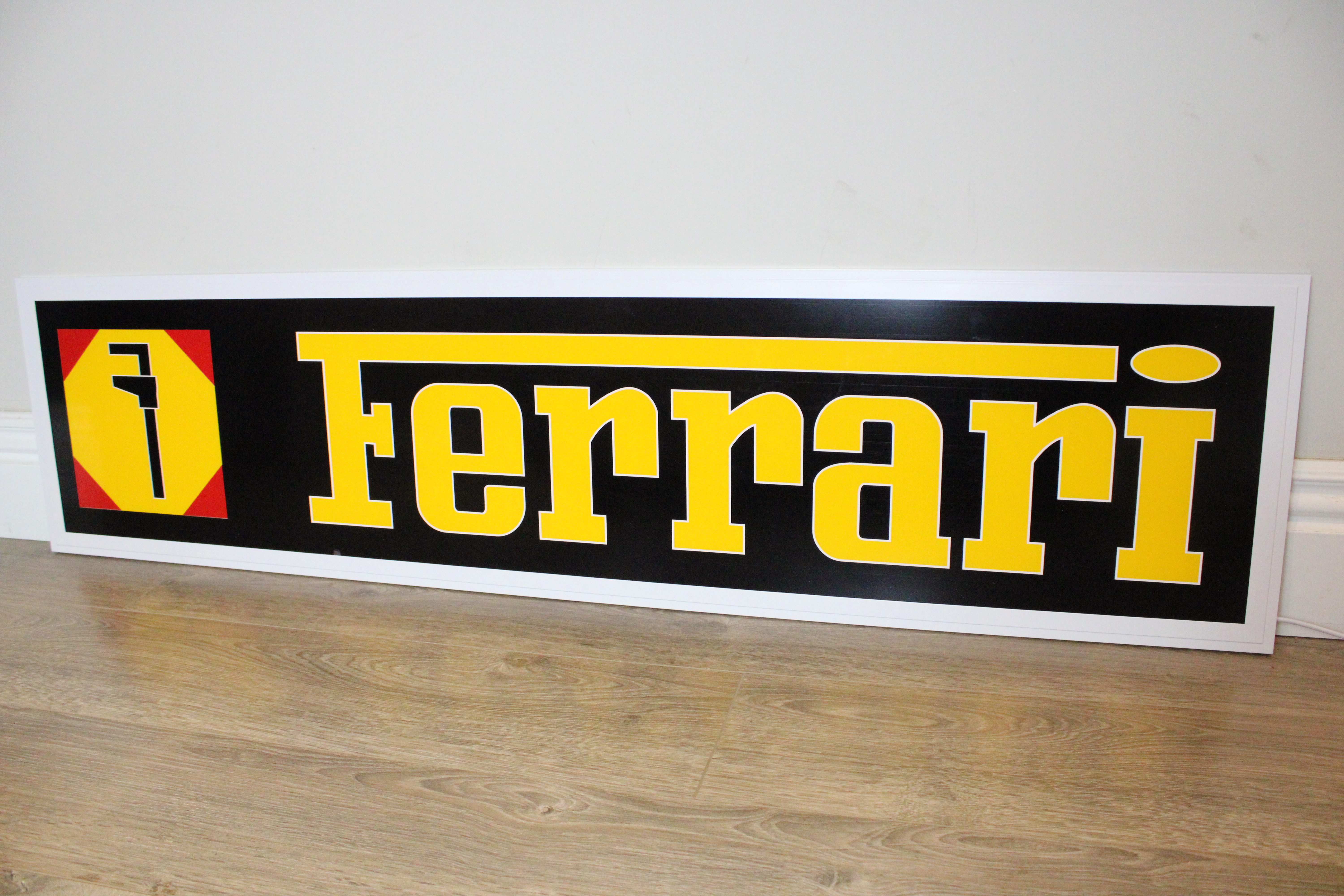 FERRARI ILLUMINATED SERVICE SIGN