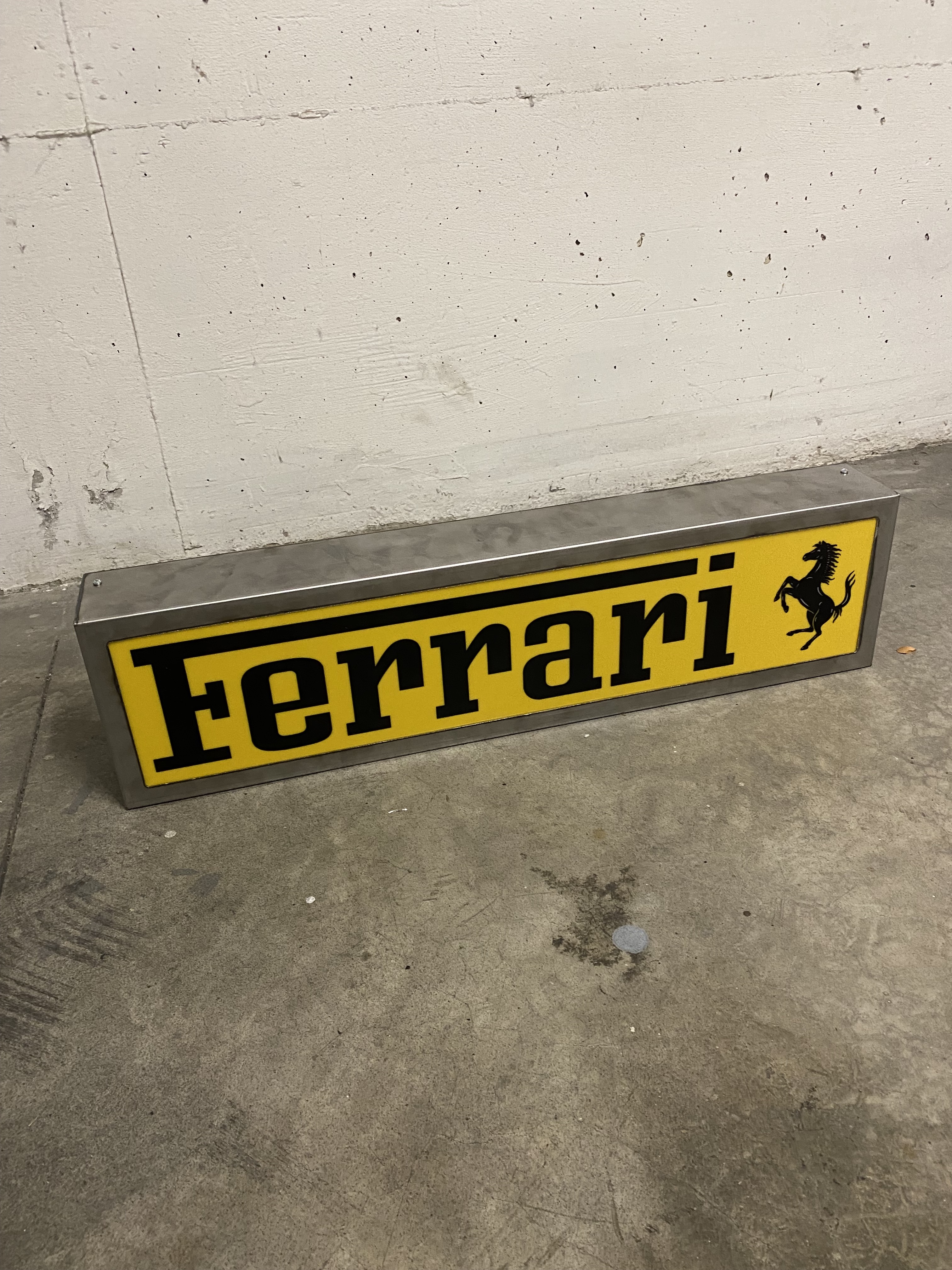 FERRARI ILLUMINATED SIGN