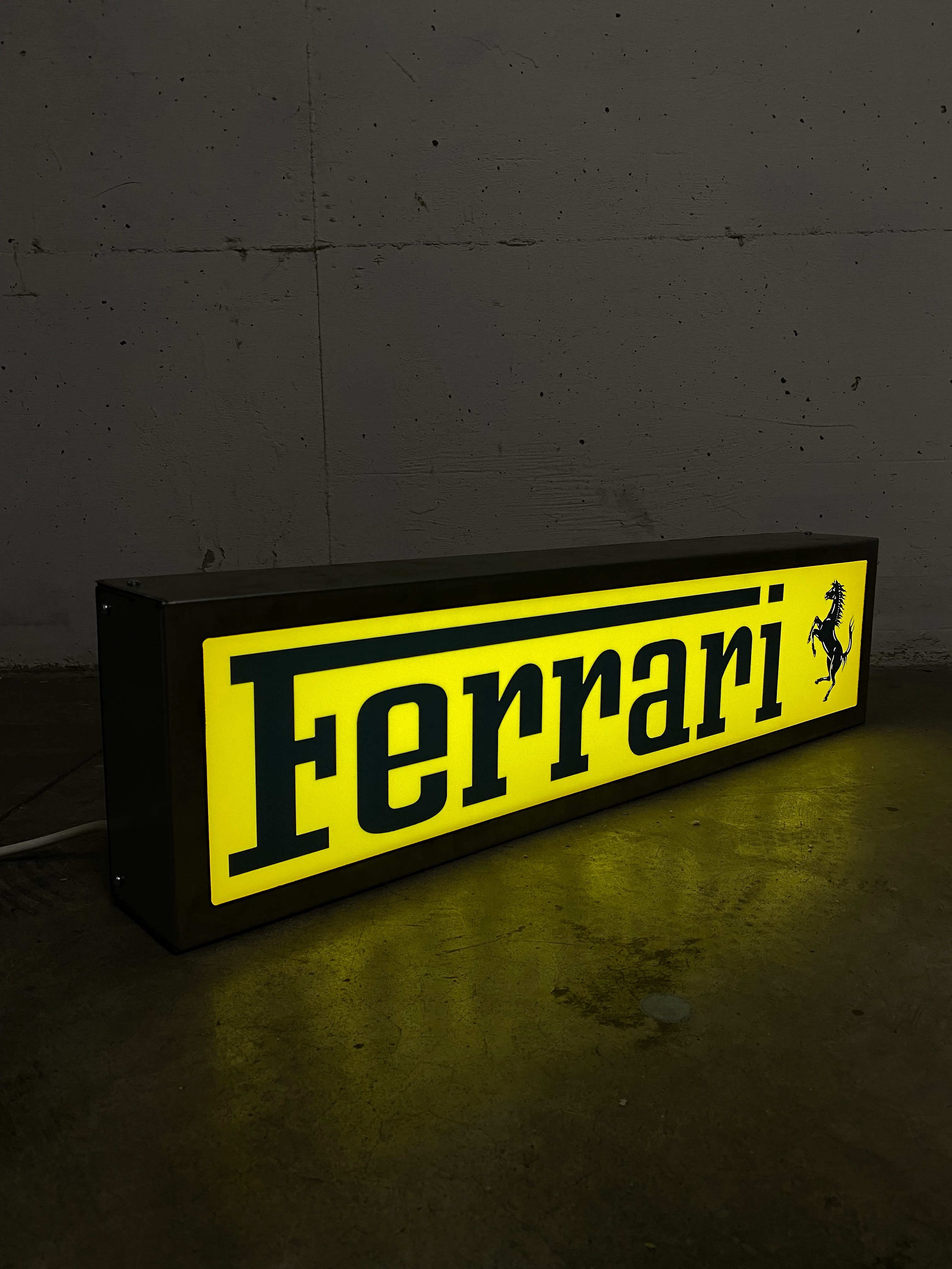 FERRARI ILLUMINATED SIGN