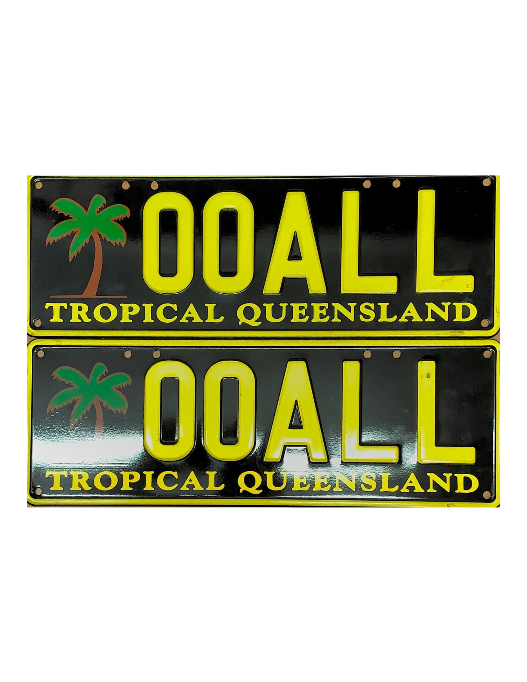 '00ALL' QUEENSLAND NUMBER PLATE