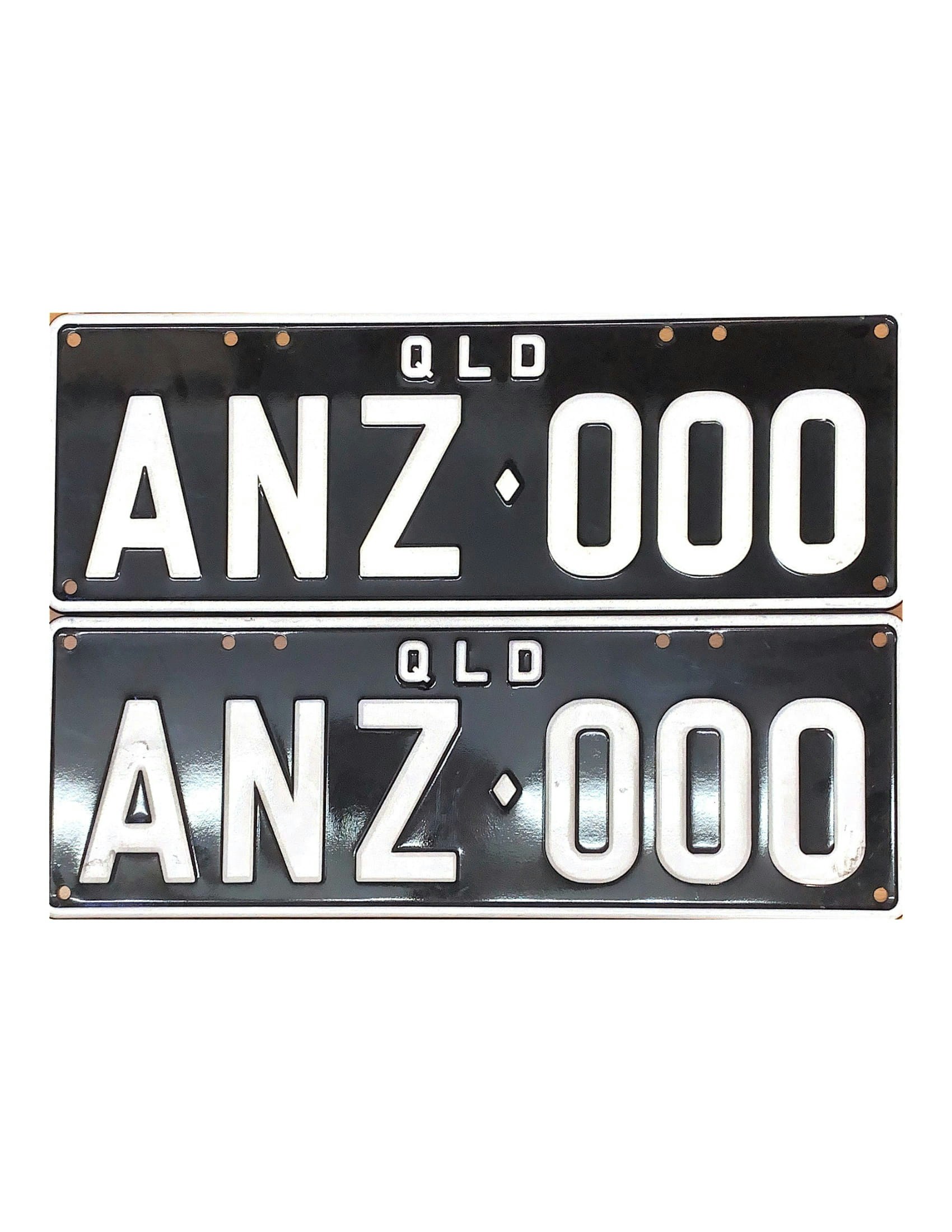 'ANZ000' QUEENSLAND NUMBER PLATE