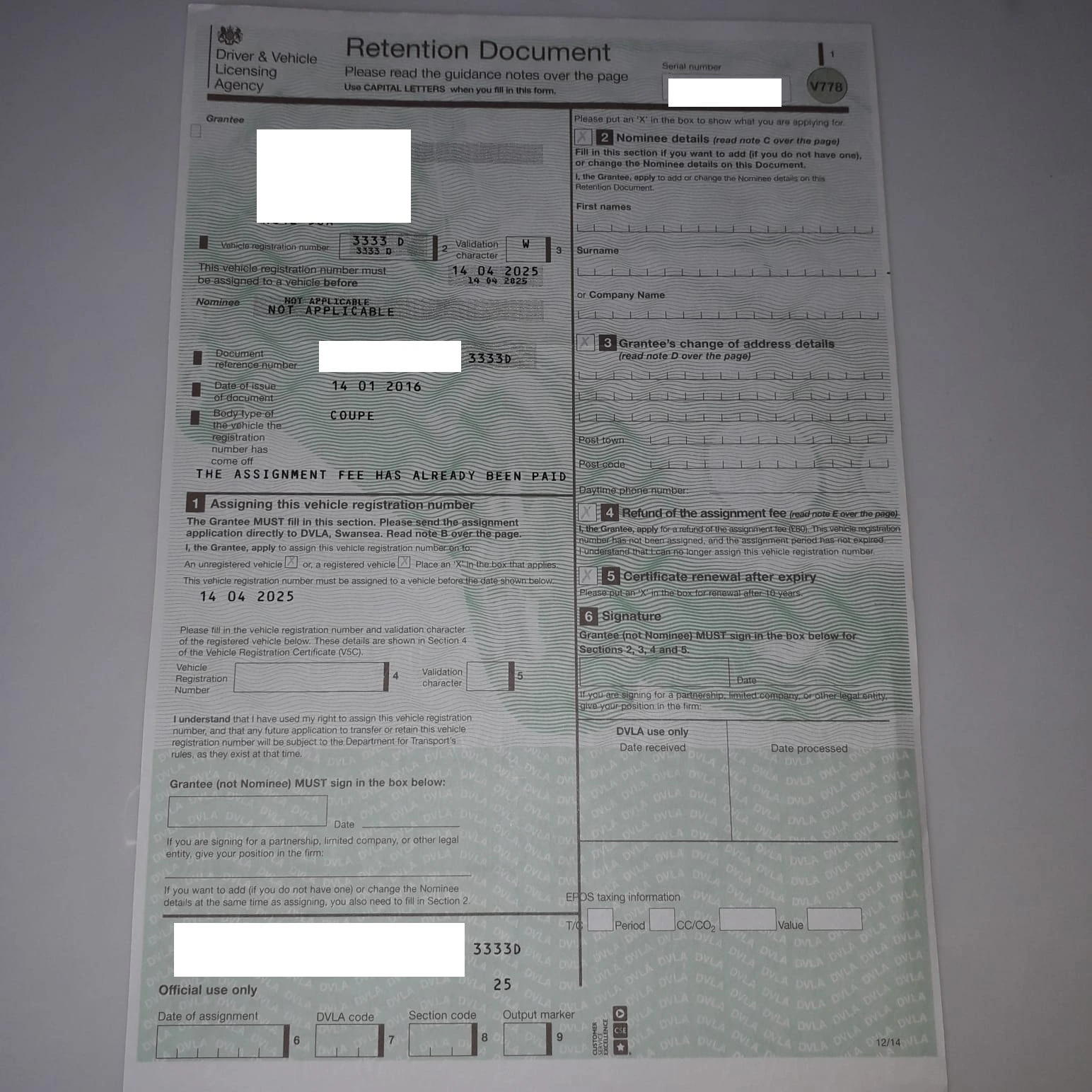 3333 D NUMBER PLATE For Sale By Auction In United Kingdom 3333-d-number-plate-for-sale-by-auction-in-united-kingdom