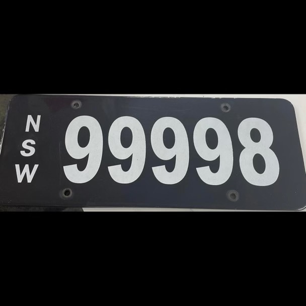'99998' NEW SOUTH WALES HERITAGE NUMBER PLATE