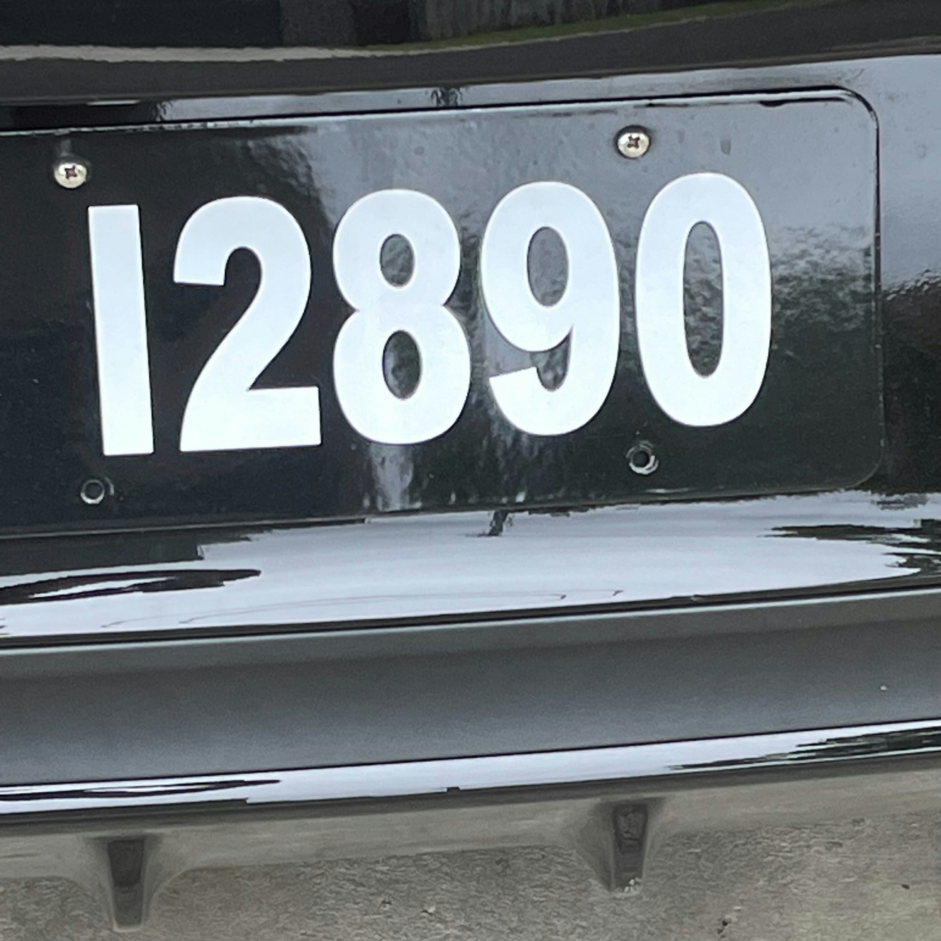 '12890' NEW SOUTH WALES HERITAGE NUMBER PLATE for sale by auction in