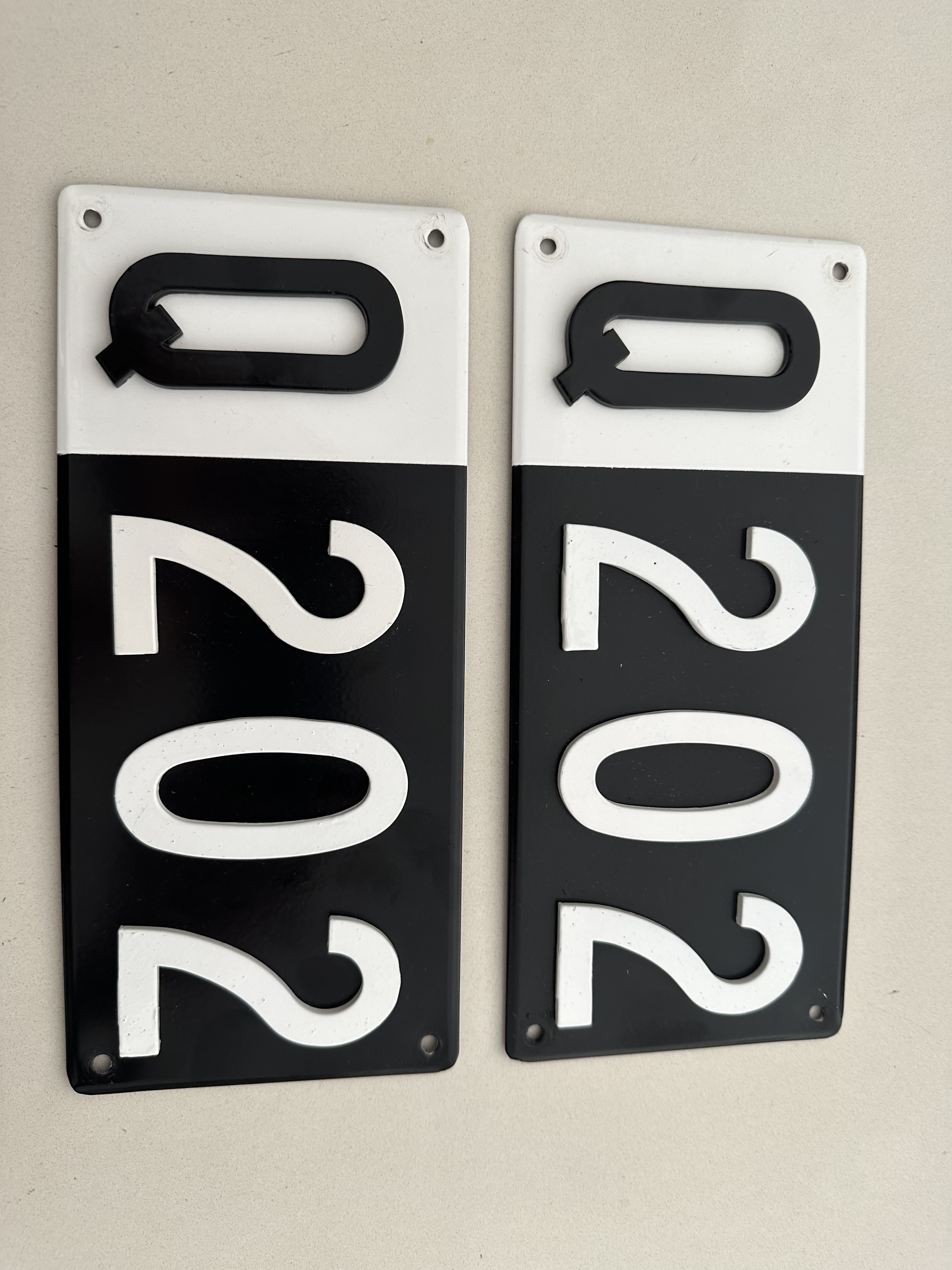 'Q202' QUEENSLAND HERITAGE NUMBER PLATE