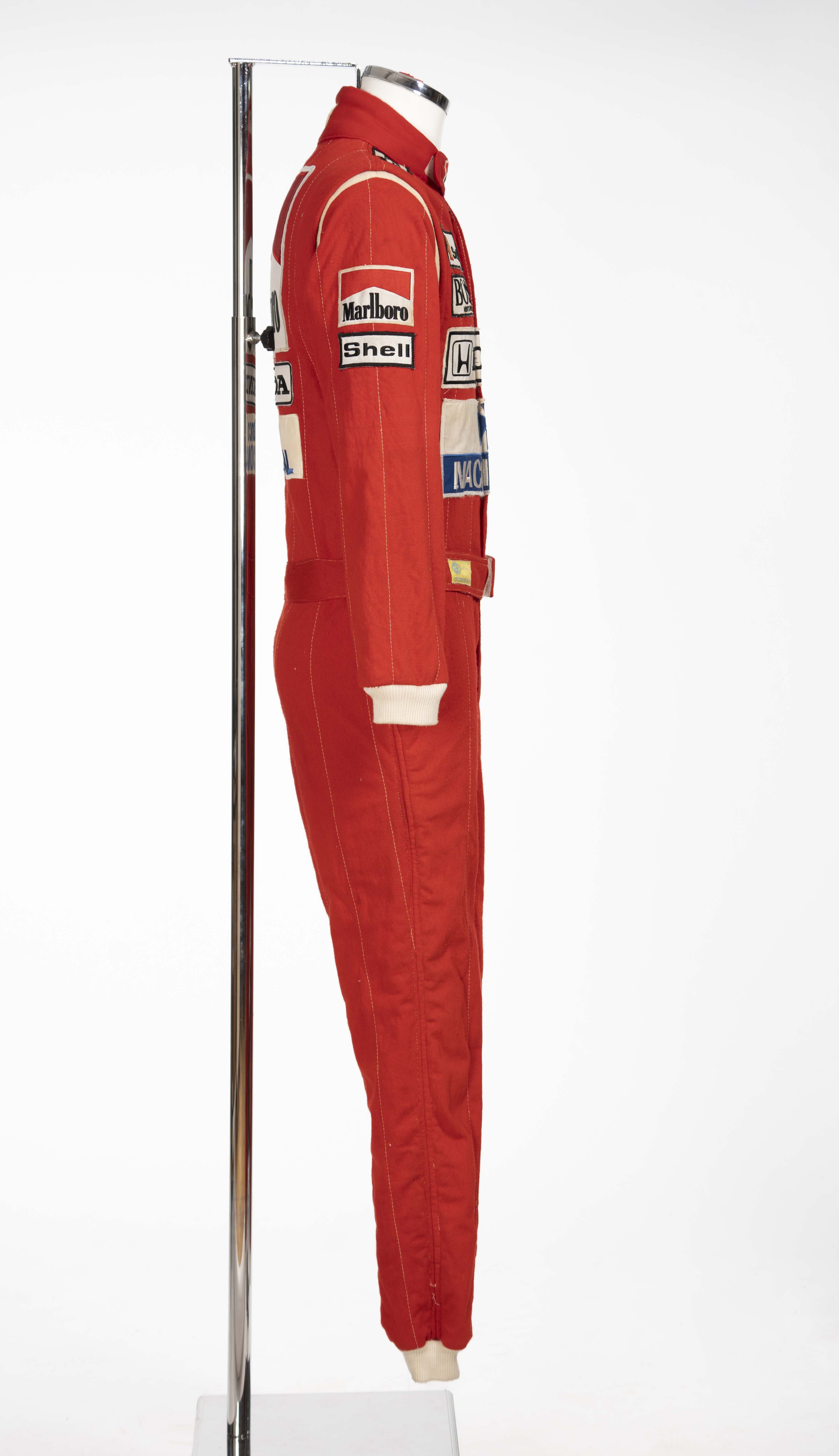 1988 STAND21 RACING SUIT – EX-AYRTON SENNA