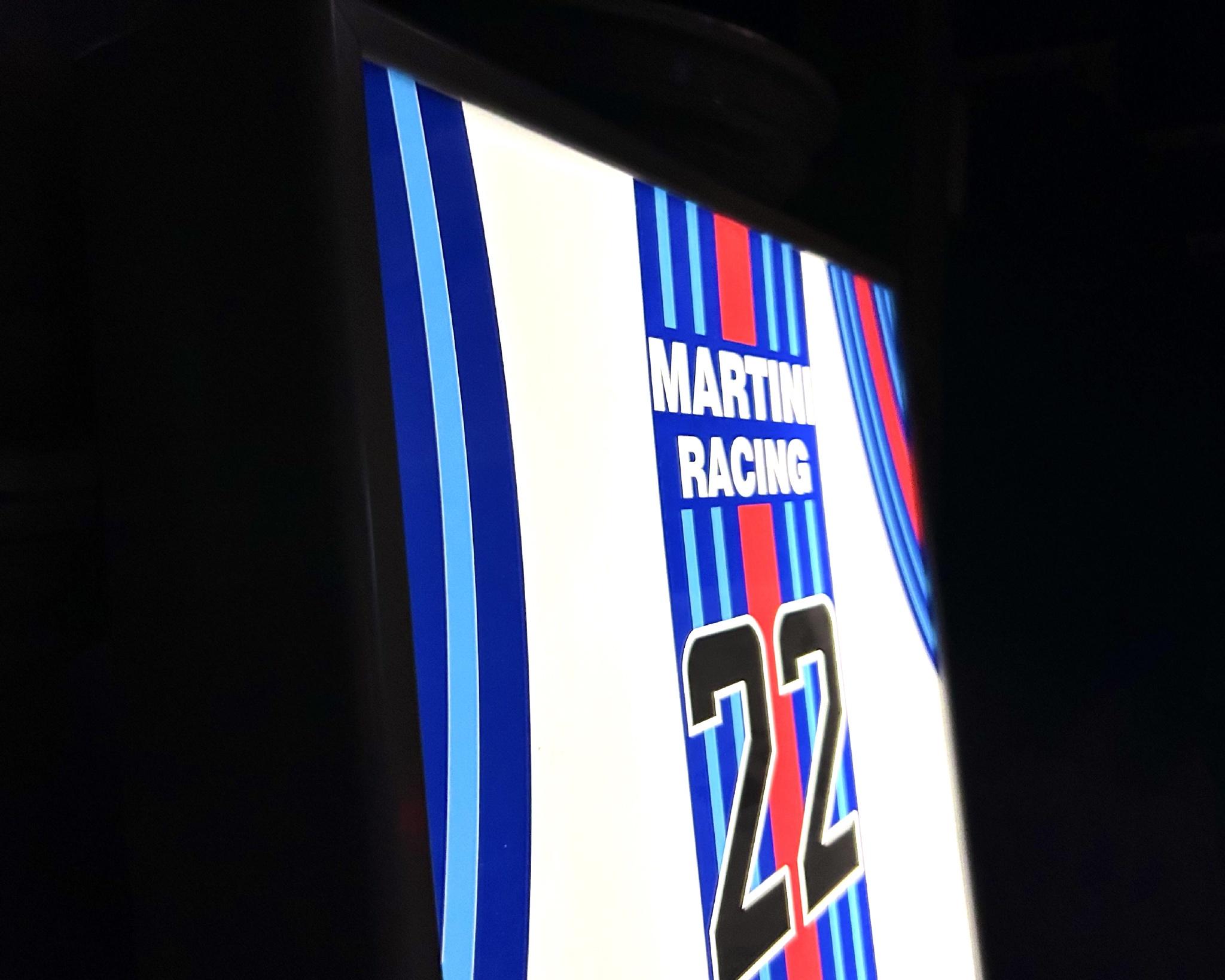 PORSCHE MARTINI RACING ILLUMINATED SIGN for sale by auction in Swindon ...