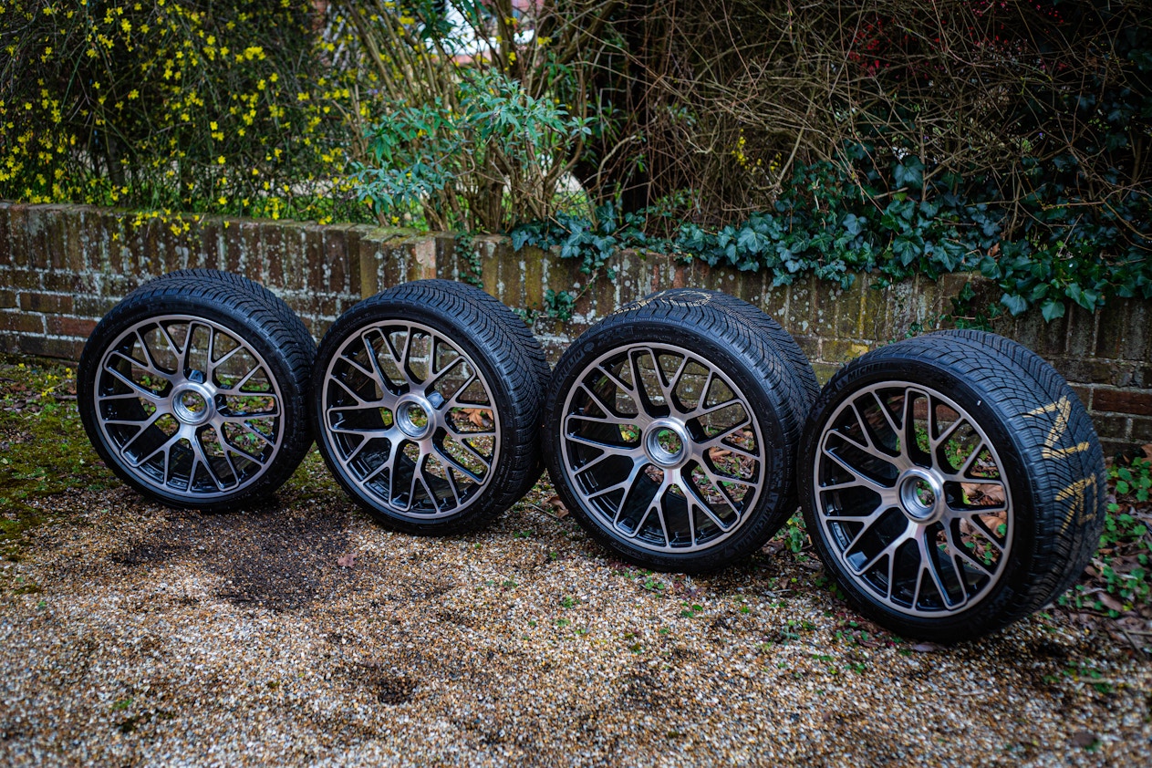 SET OF auction United Kingdom sale PORSCHE for WHEELS Norfolk, TYRES S in TURBO 911 AND by Norwich, (991)