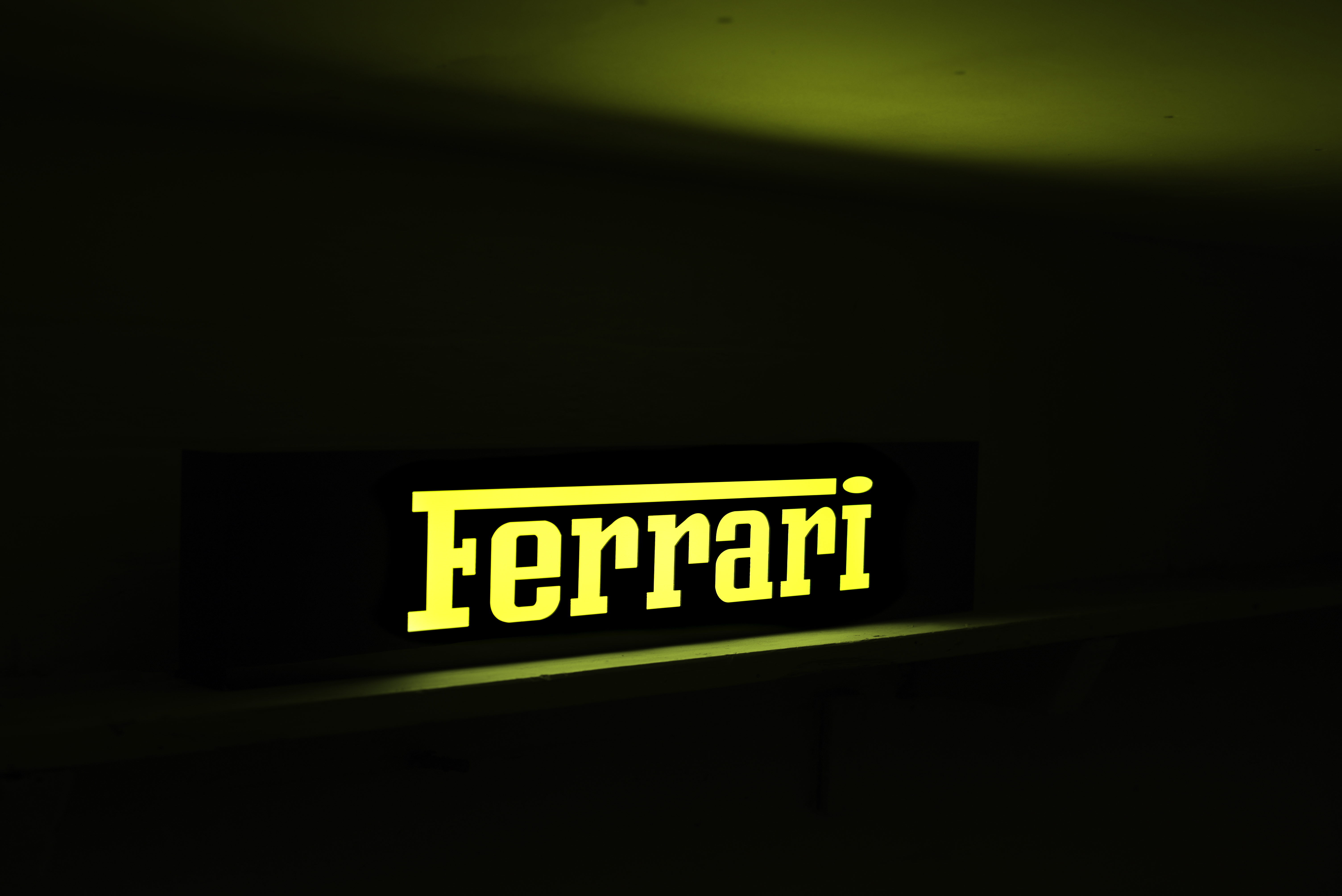 FERRARI ILLUMINATED SIGN
