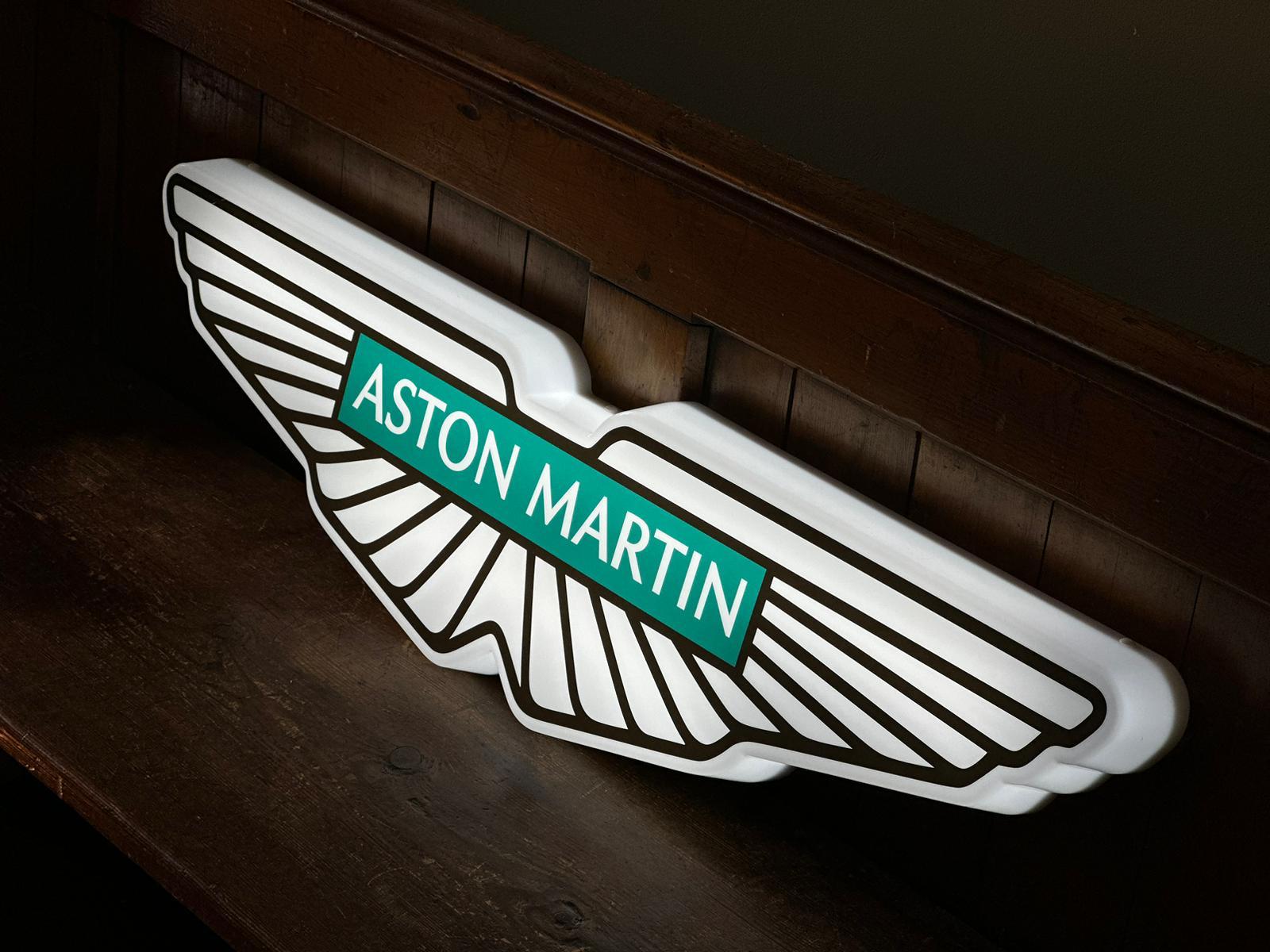 ASTON MARTIN ILLUMINATED SIGN