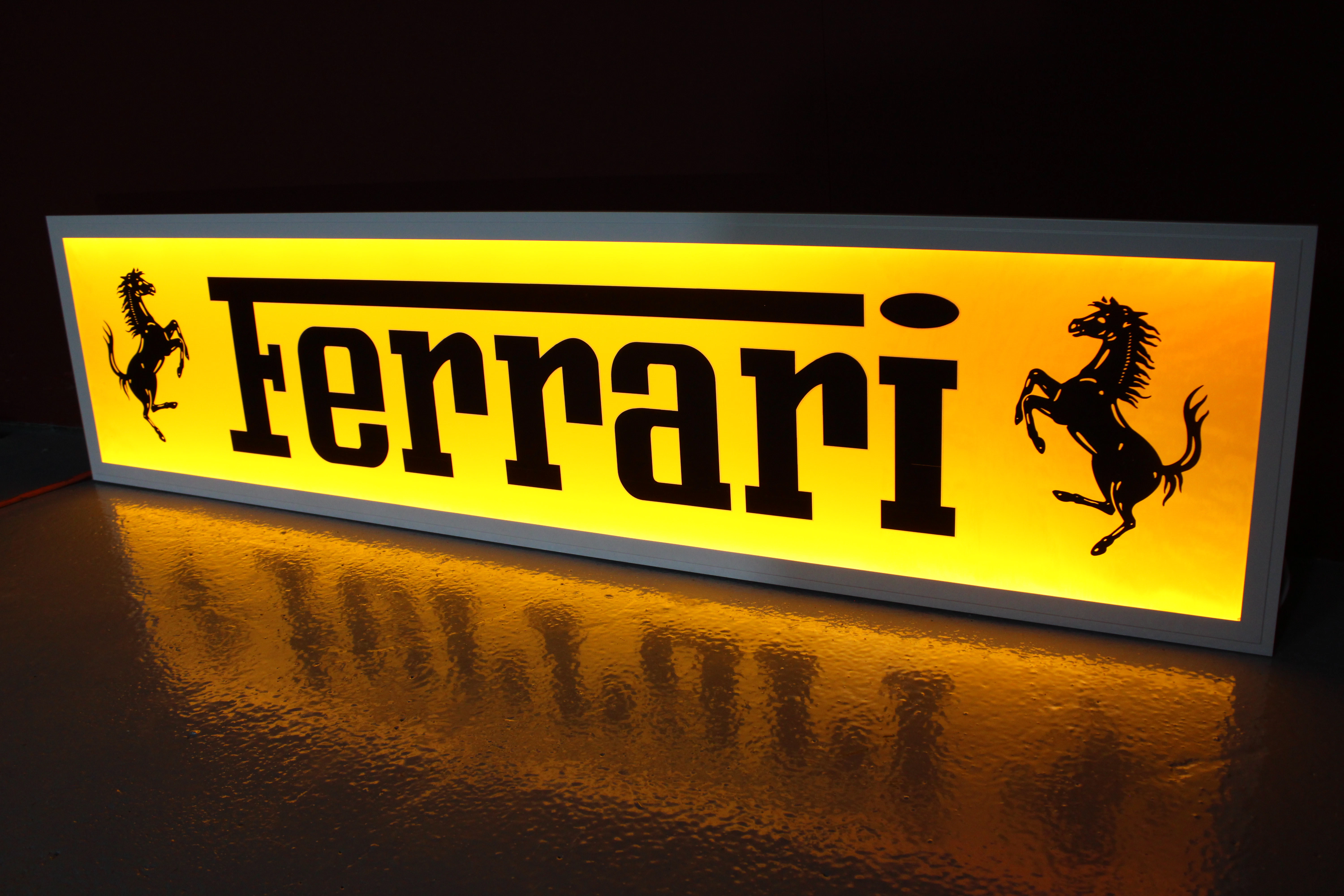 FERRARI ILLUMINATED SIGN