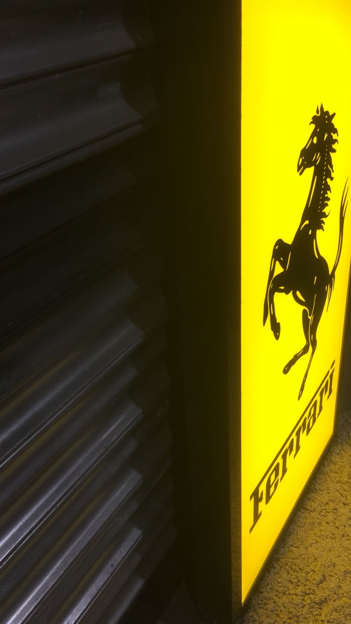 FERRARI ILLUMINATED SIGN