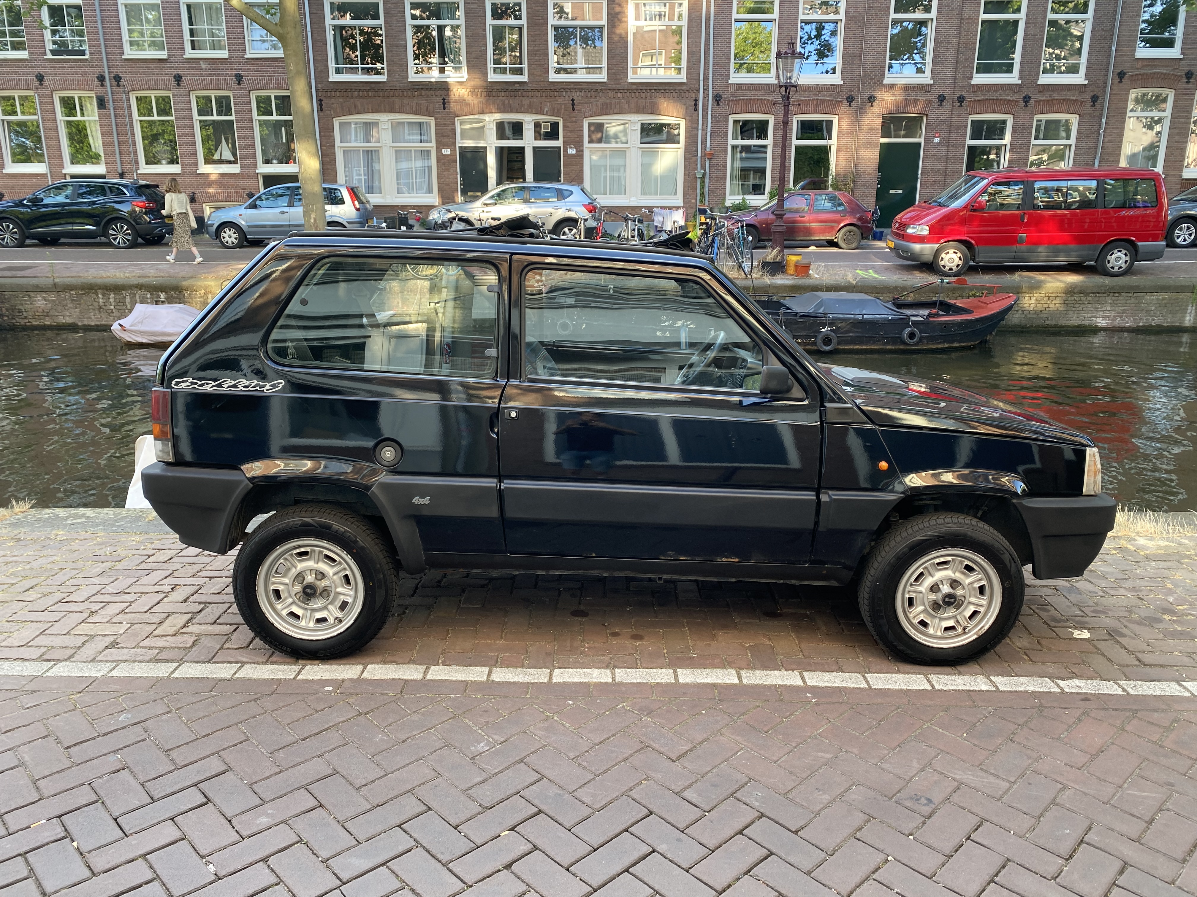 For fiat panda 4x4 cross off road style sticker compass mountain graphics body sticker car door