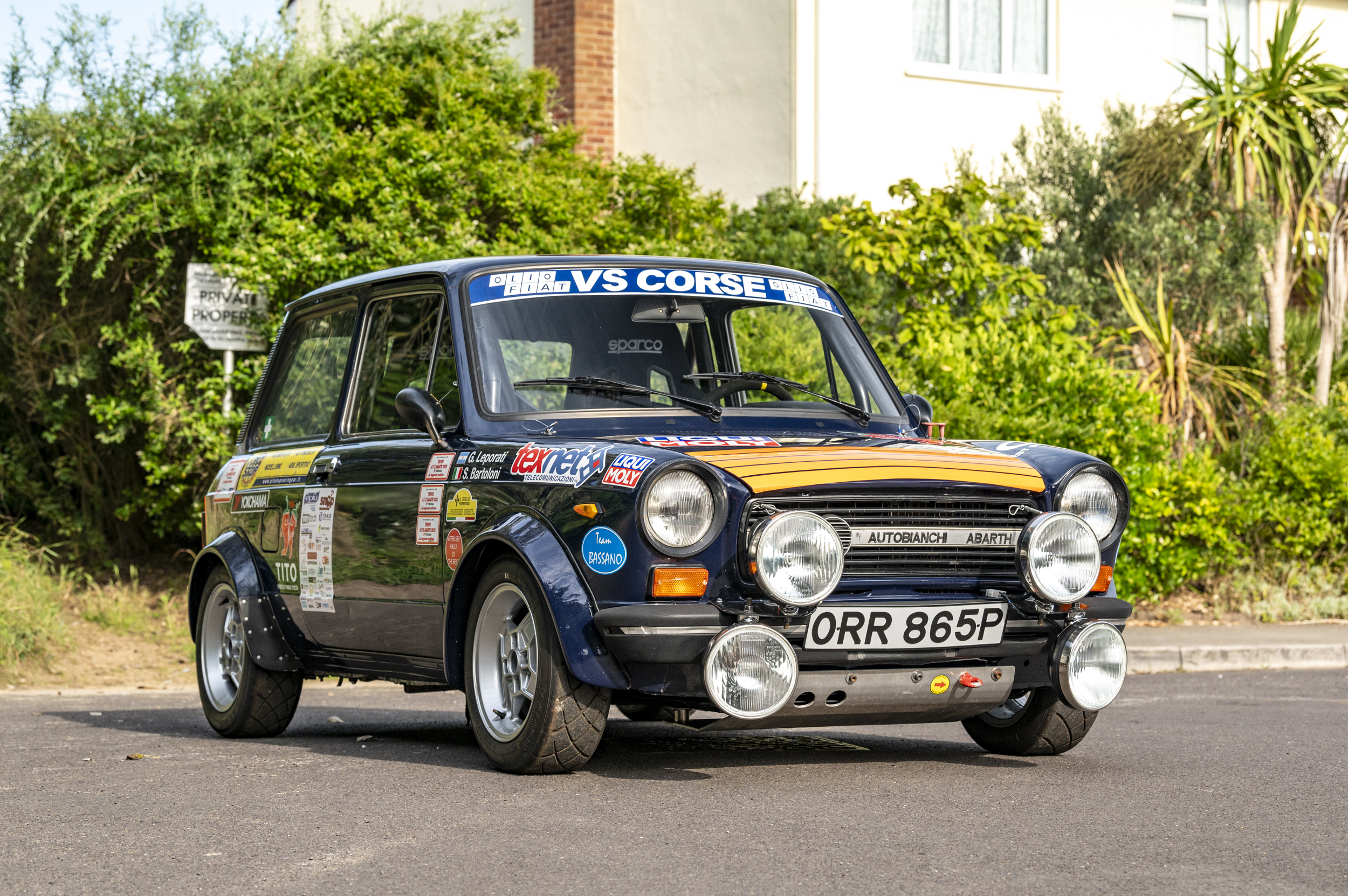 1976 AUTOBIANCHI A112 ABARTH - FIA GROUP 2 RALLY CAR