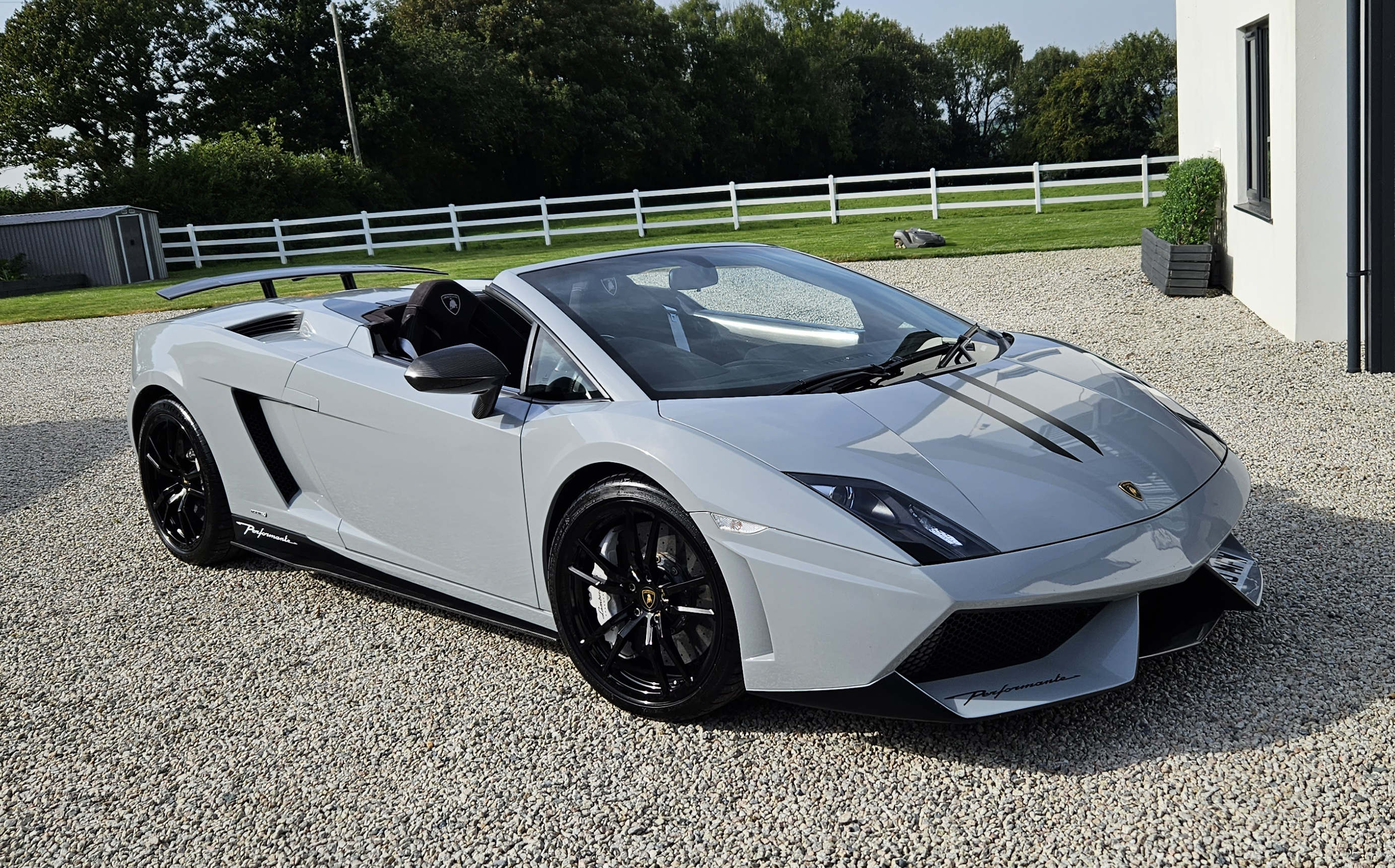 2011 LAMBORGHINI GALLARDO SPYDER PERFORMANTE - MANUAL CONVERSION