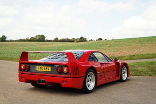 1991 Ferrari F40 for sale by auction in Hertfordshire, United Kingdom