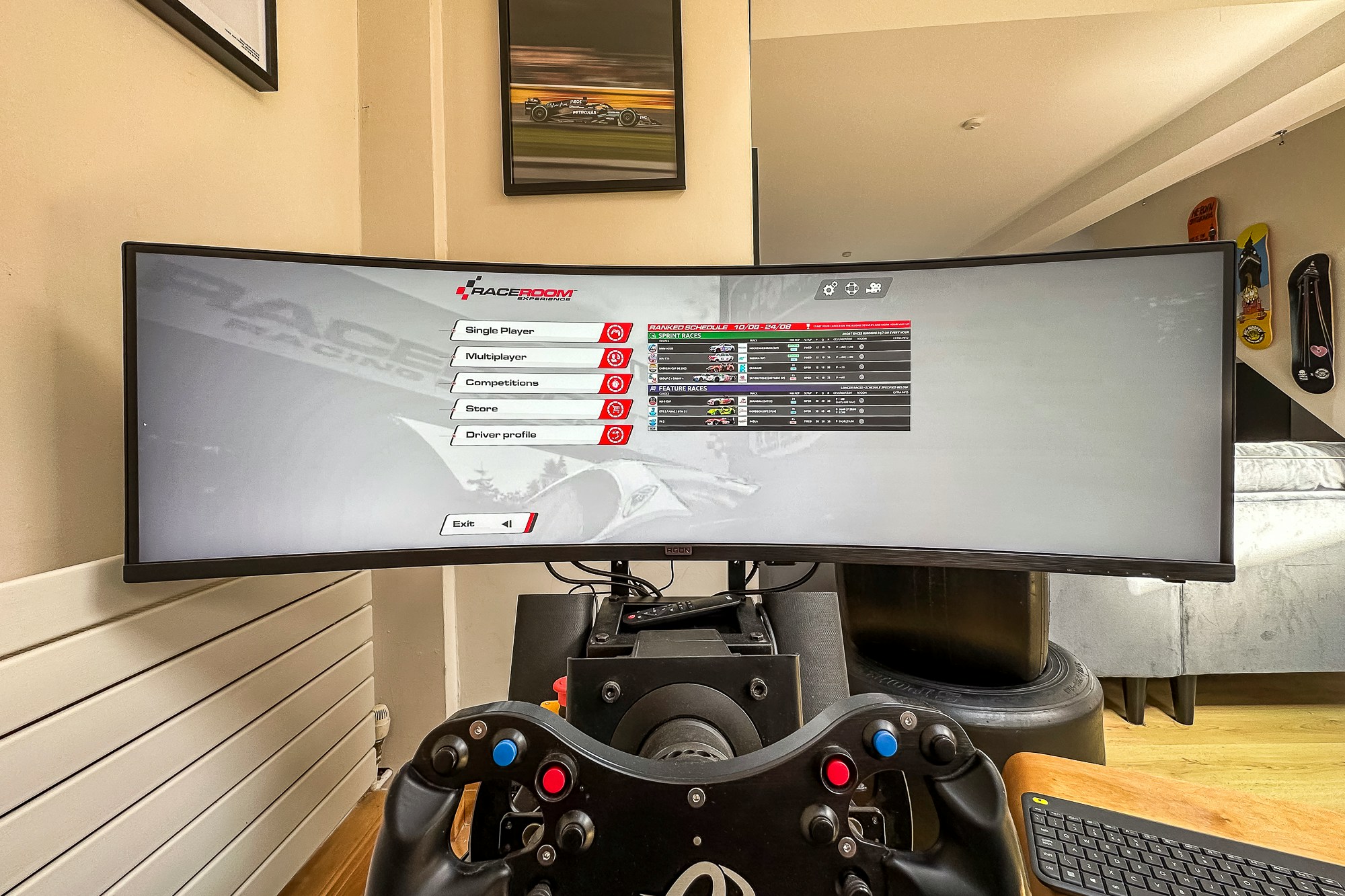Simucube Racing Rig TrackTime Race Rig Simucube 2 Racing Simulator for sale by auction in ...