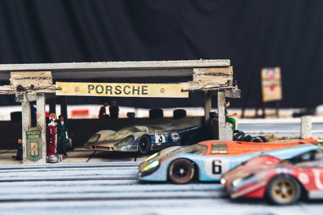 Garage de voitures enfant: Racing