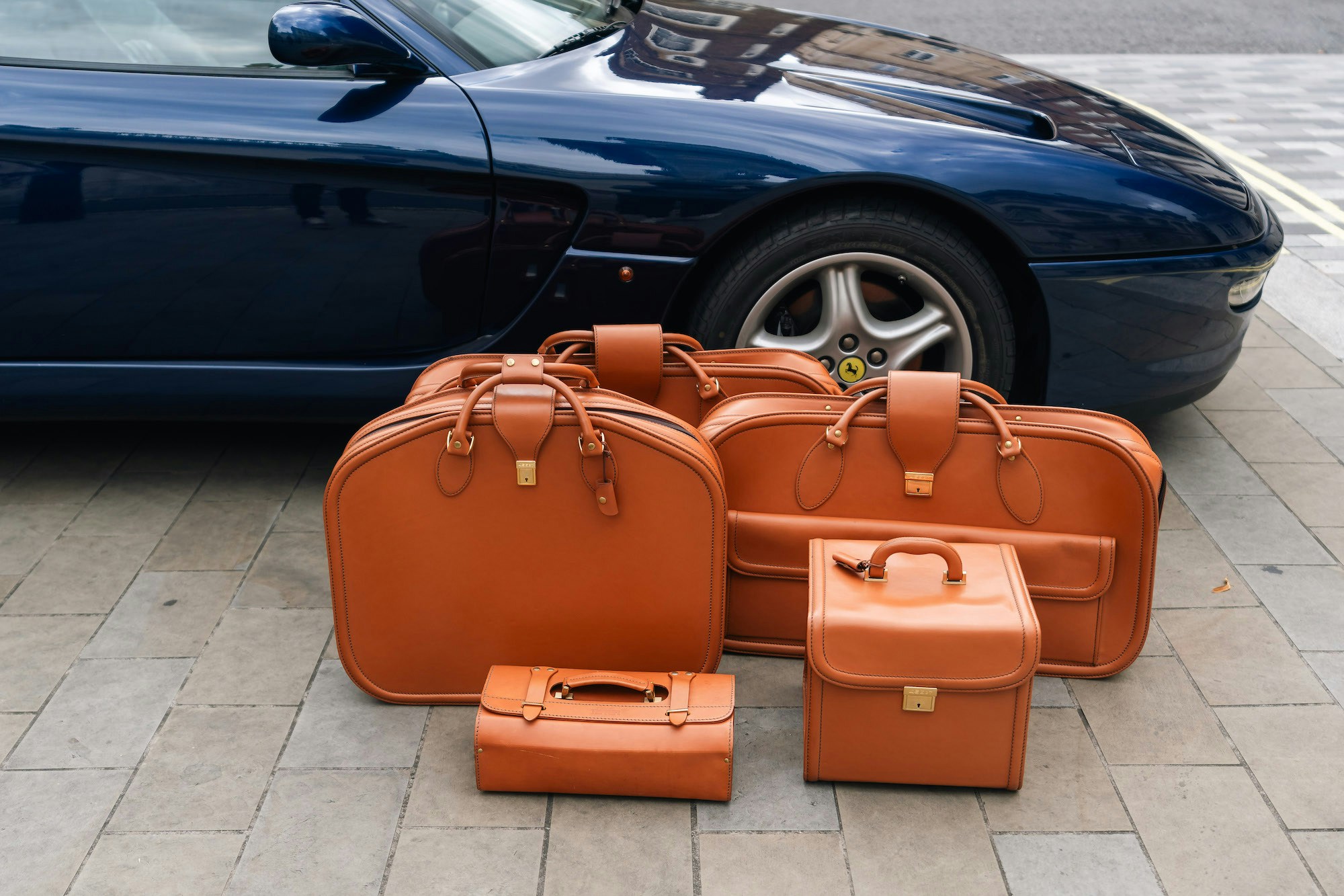 Schedoni Luggage For Ferrari 456 & Tool Kit for sale by auction in London,  United Kingdom
