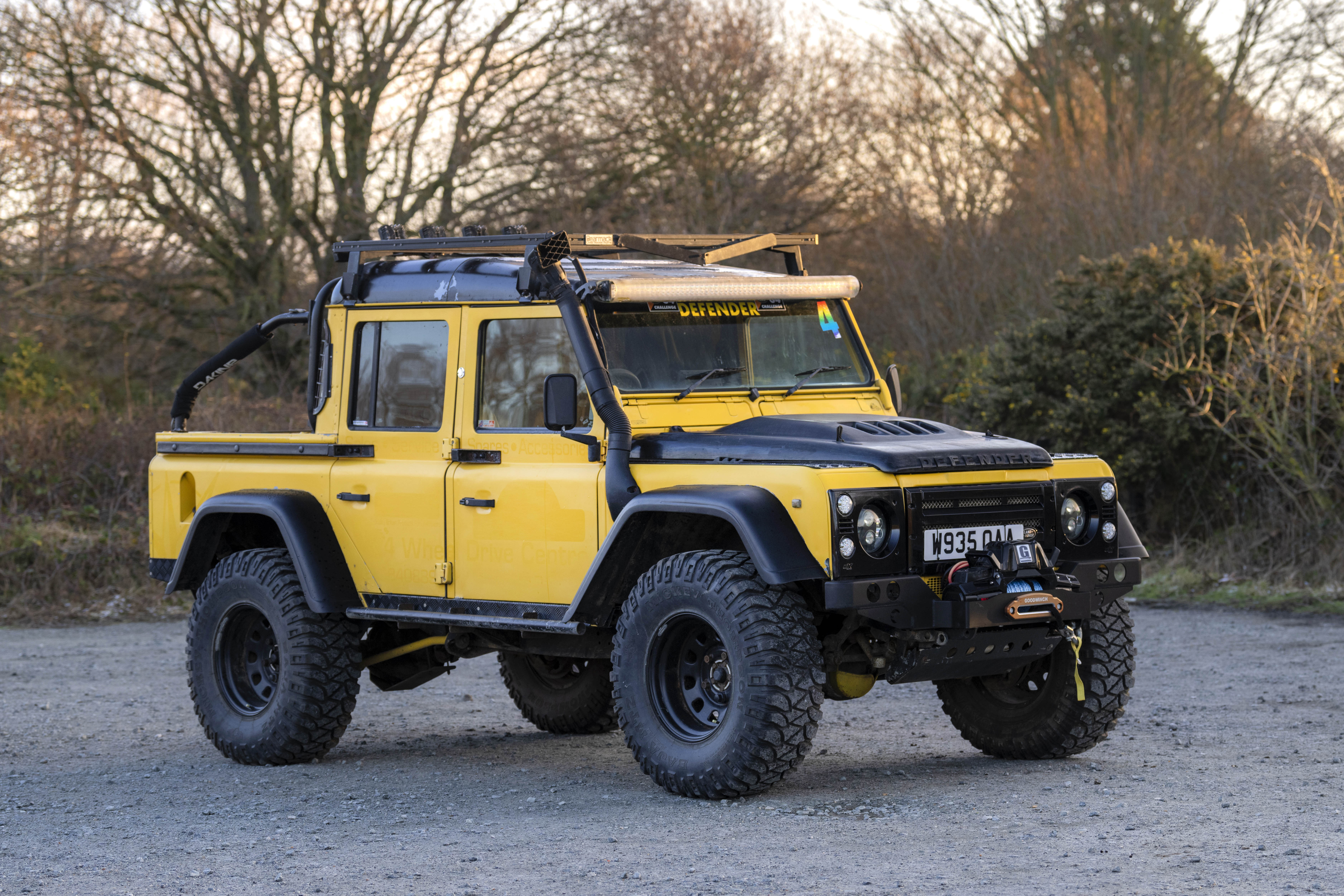2000 Land Rover Defender 110 TD5 Double Cab Pick Up for sale by auction