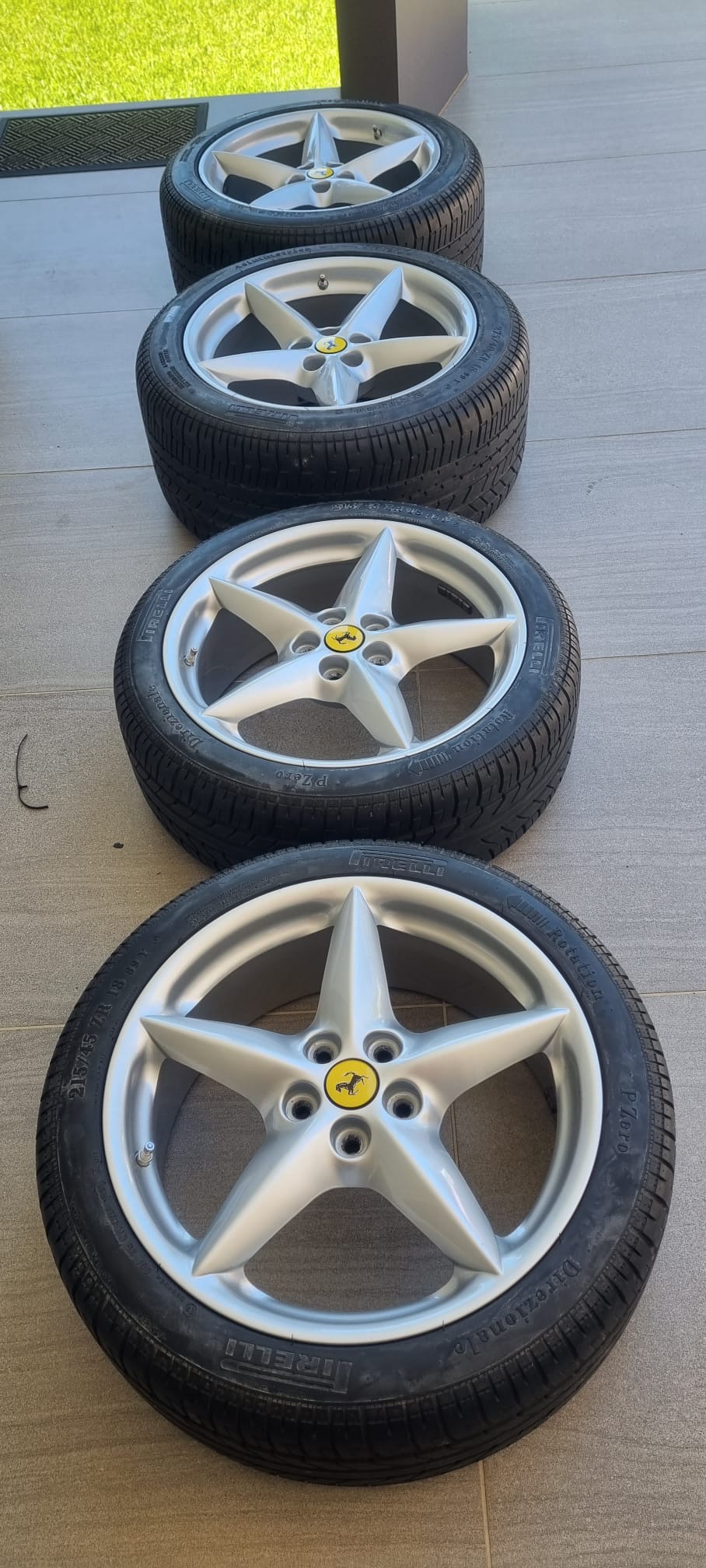 Set of Ferrari 360 Wheels And Tyres for sale by auction in Maroubra ...