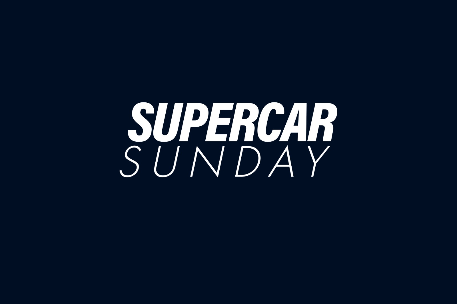 Supercar Sunday Postponed
