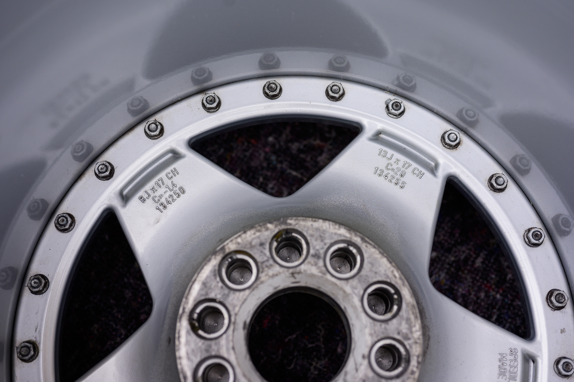 FERRARI F40 WHEELS - SET OF RESTORED ALLOY WHEELS