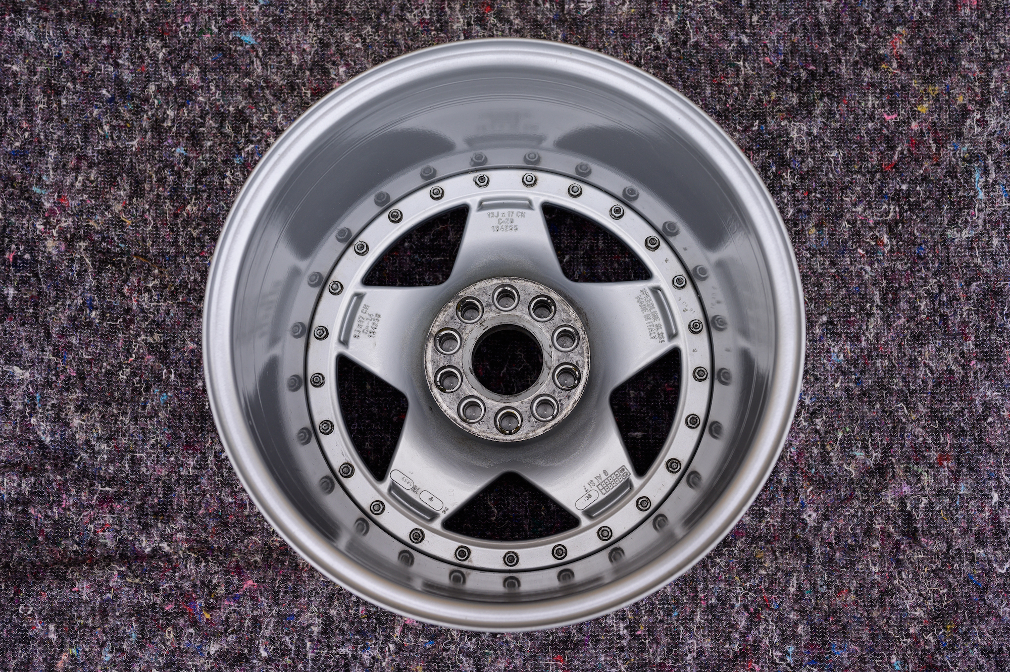 FERRARI F40 WHEELS - SET OF RESTORED ALLOY WHEELS