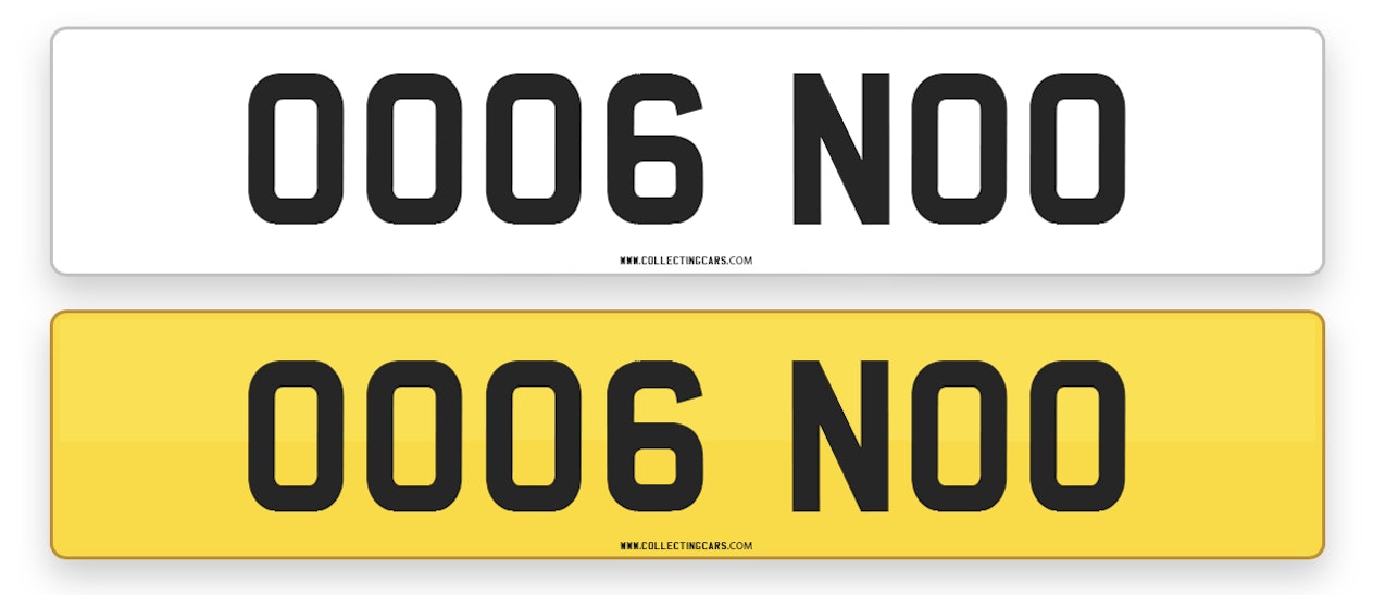 'OO05 YES', 'OO06 YES', 'OO06 NOO' - NUMBER PLATES for sale by auction ...