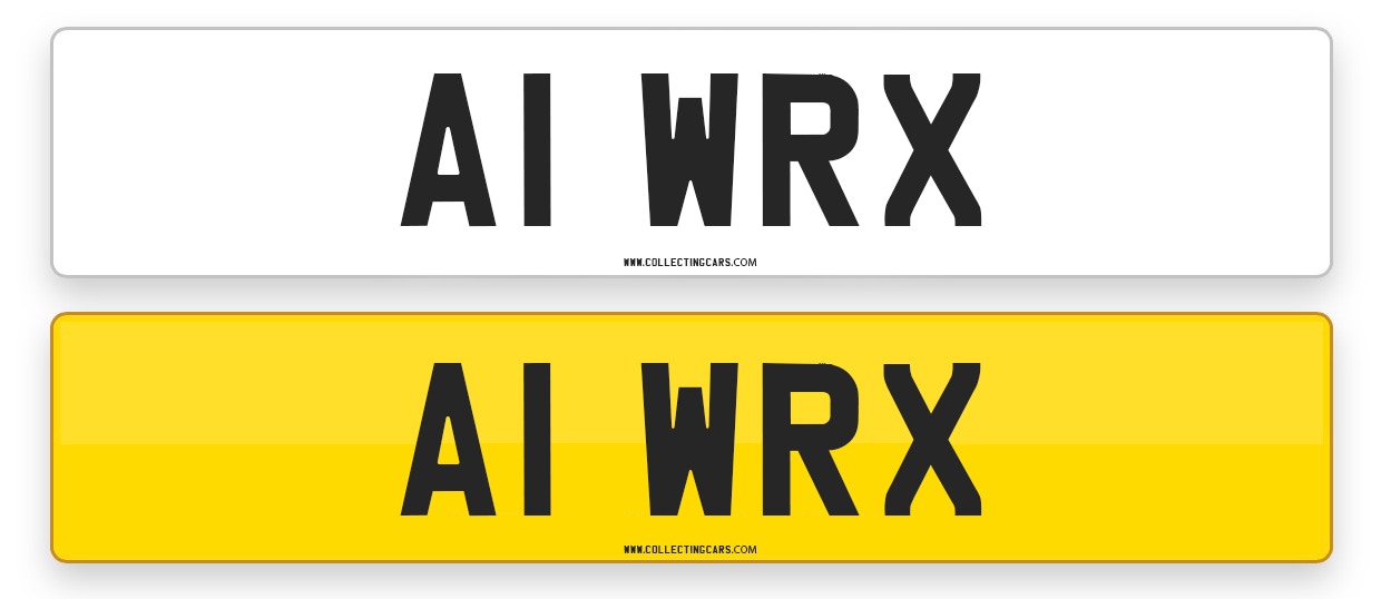 'A1 WRX' NUMBER PLATE for sale in , United Kingdom