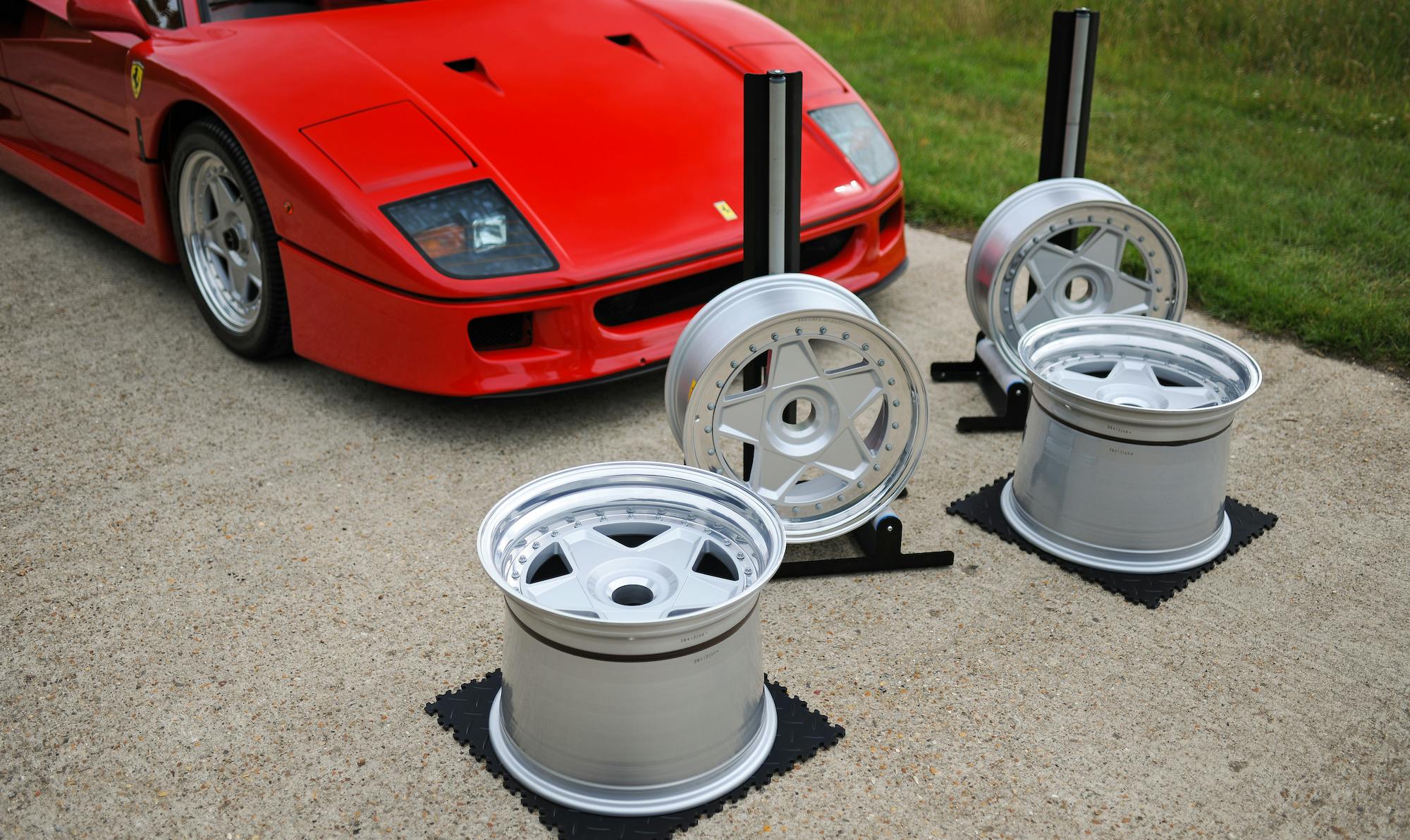 FERRARI F40 WHEELS - SET OF NEW ALLOY WHEELS