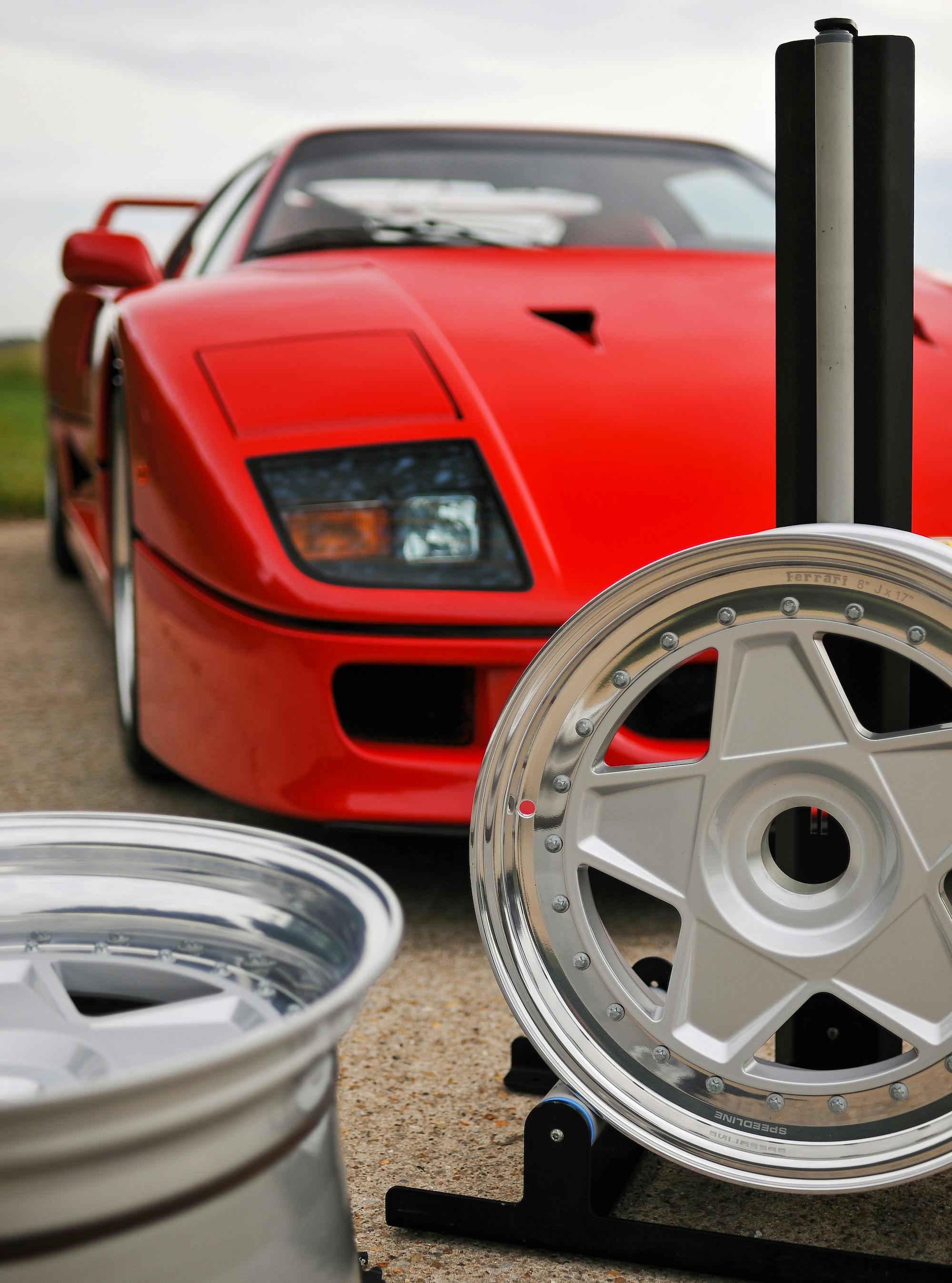 FERRARI F40 WHEELS - SET OF NEW ALLOY WHEELS