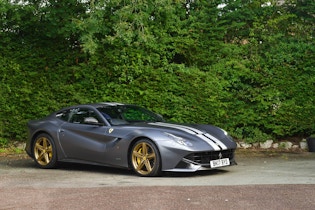 Ferrari F12 in for a full wrap with Avery Dennison satin white