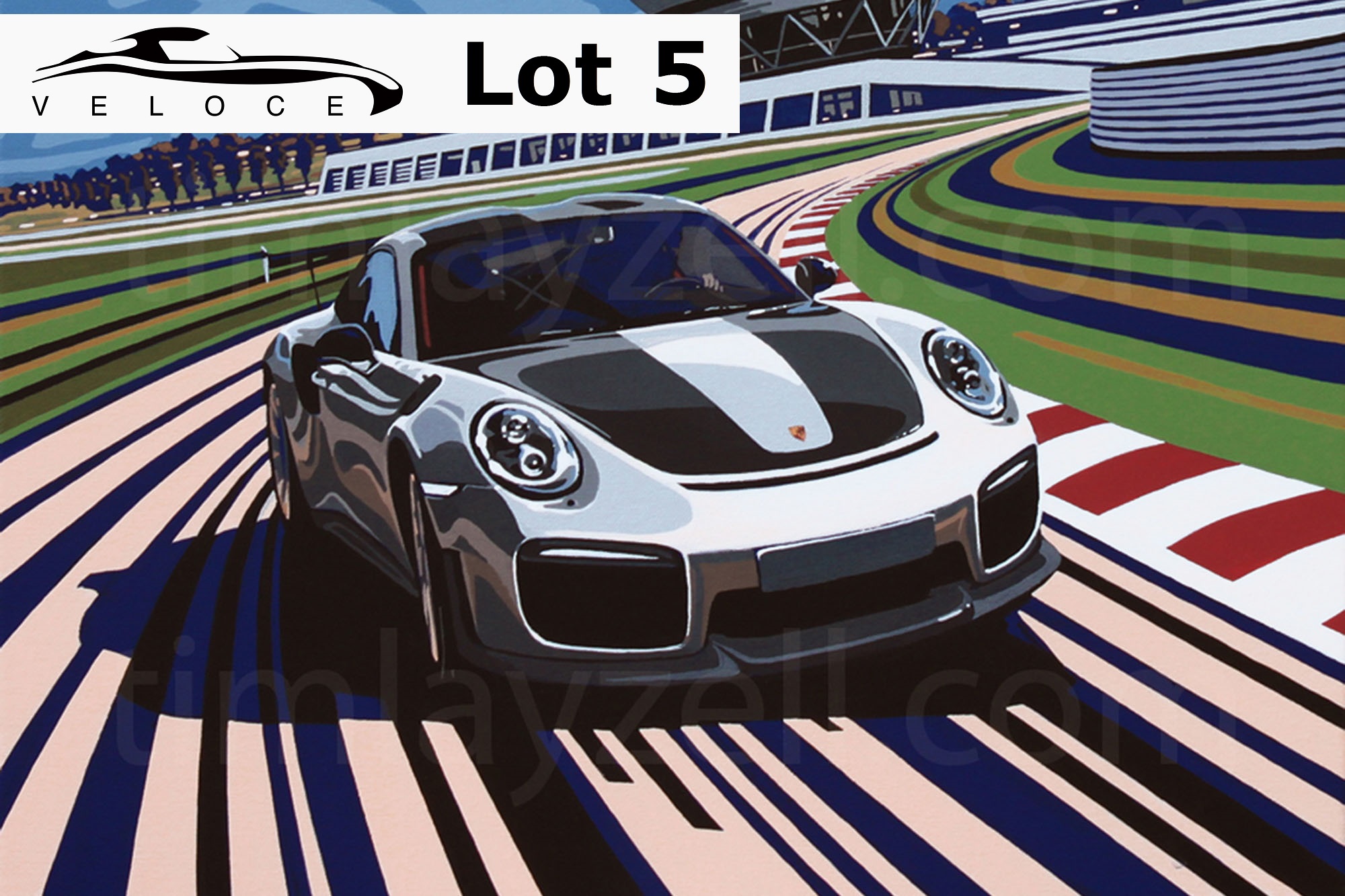 CHARITY AUCTION - A PAINTING OF YOUR CAR BY TIM LAYZELL