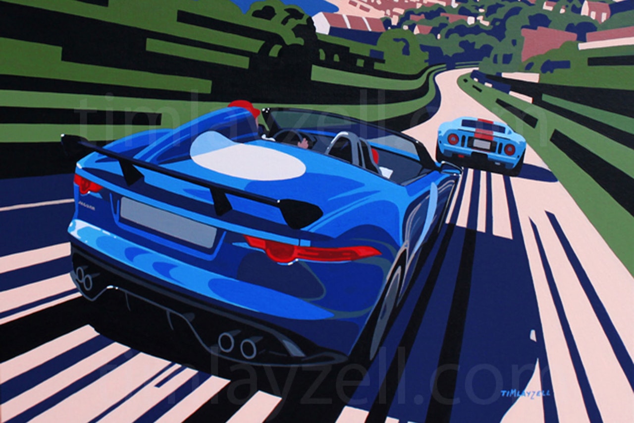 CHARITY AUCTION - A PAINTING OF YOUR CAR BY TIM LAYZELL for sale by ...